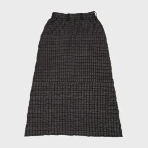 Crinkle Pleat Maxi Skirt