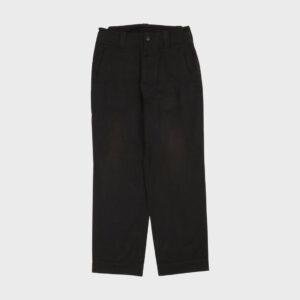 High Waisted Twill Trousers