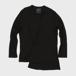 Regulation Wool Asymmetric Henley Top
