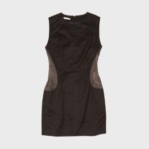 Silk Panelled Mini Dress