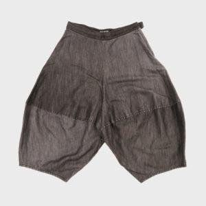 Sarouel Linen Blend Denim Pants