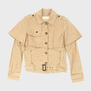 AJ Cropped Trench Jacket