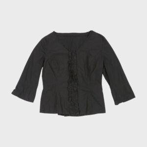 V-Neck Snap Blouse