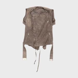 Leather Backless Vest 