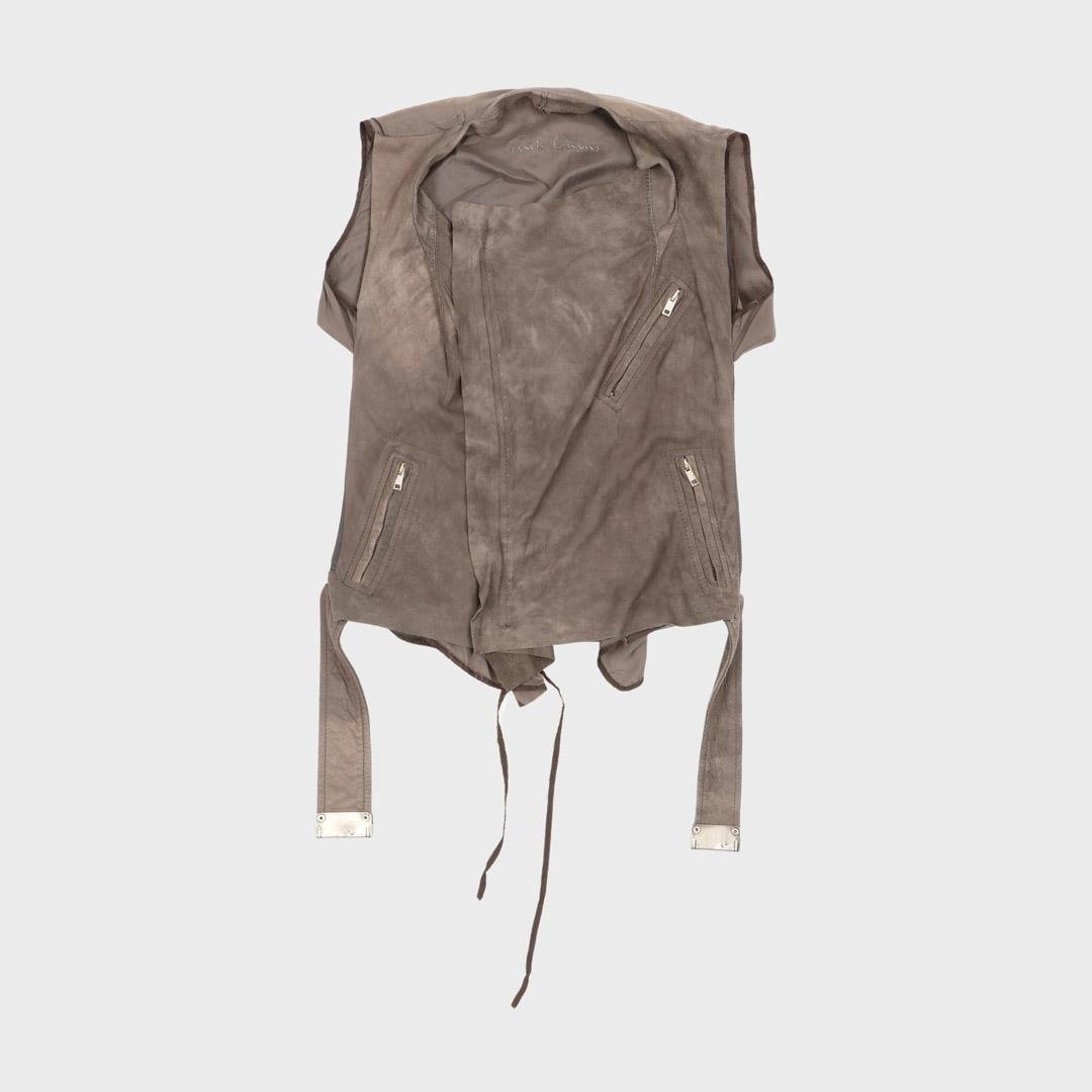 Leather Backless VestÂ