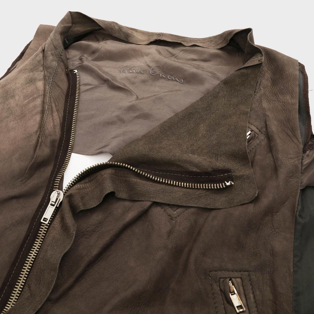 Leather Backless Vest - Image 3