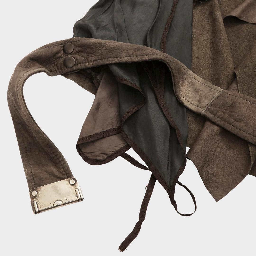 Leather Backless Vest - Image 5
